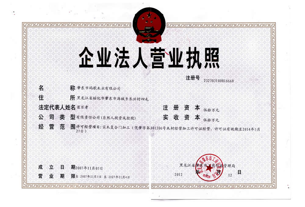 玛歌木门_企业荣誉