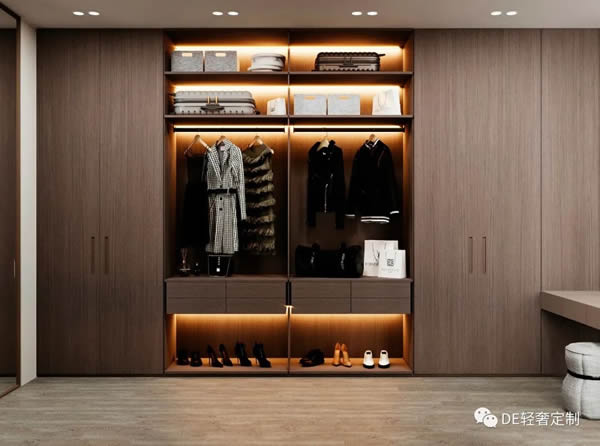 DE轻奢 | 现代衣帽间设计生活的小确幸