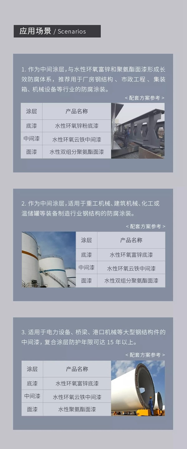 展辰产品专栏 | 环氧云铁工业涂料
