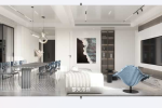 梦天木门 | 109m²新现代轻奢，客餐厅一体，治愈静谧的时尚Home